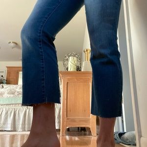 Madewell crop flared jeans